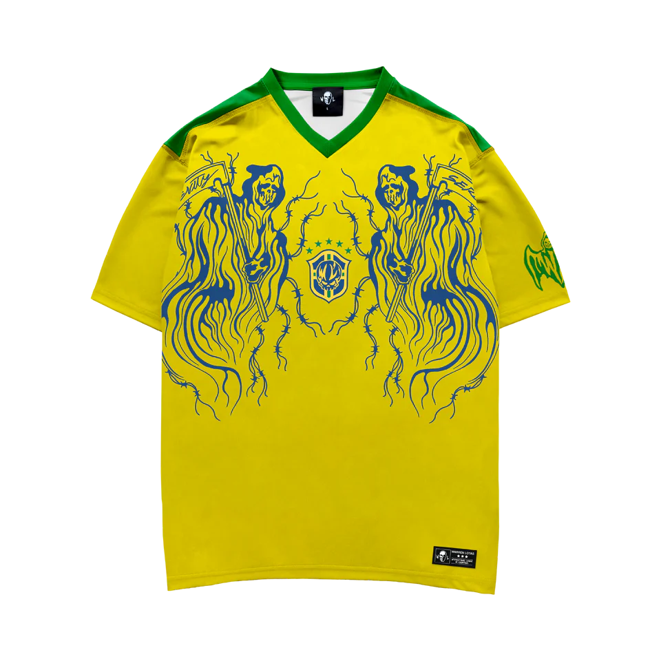Warran Lotas Brazil World Cup Soccer Jersey Front