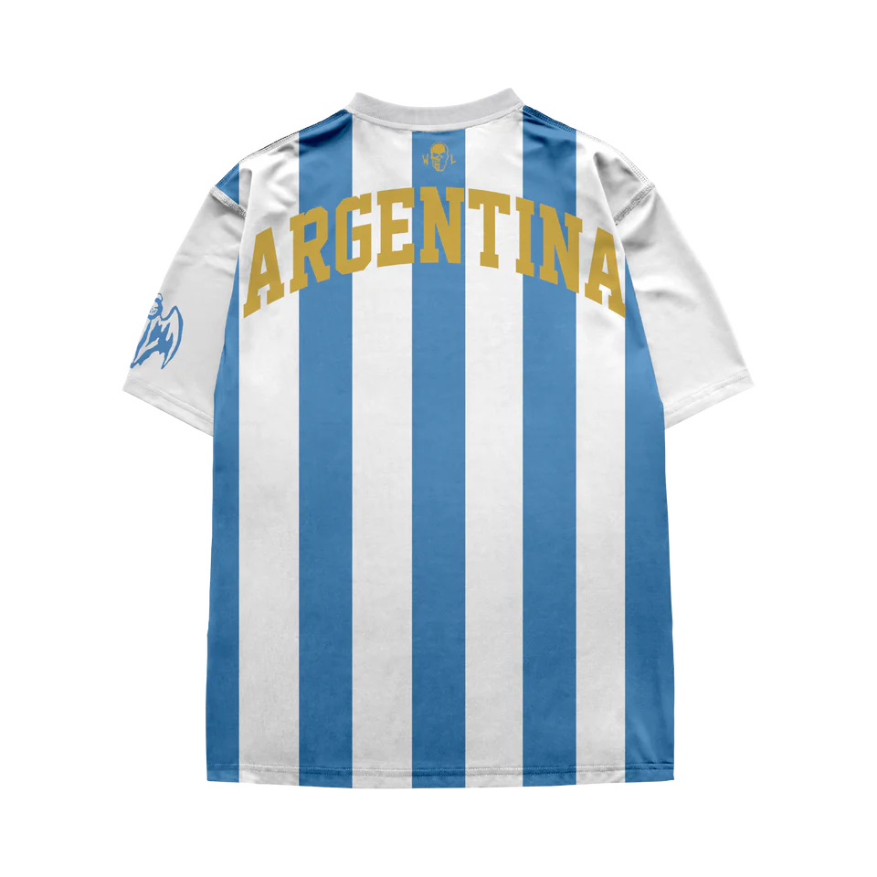 Warren Lotas Argentina World Cup Soccer Jersey Back