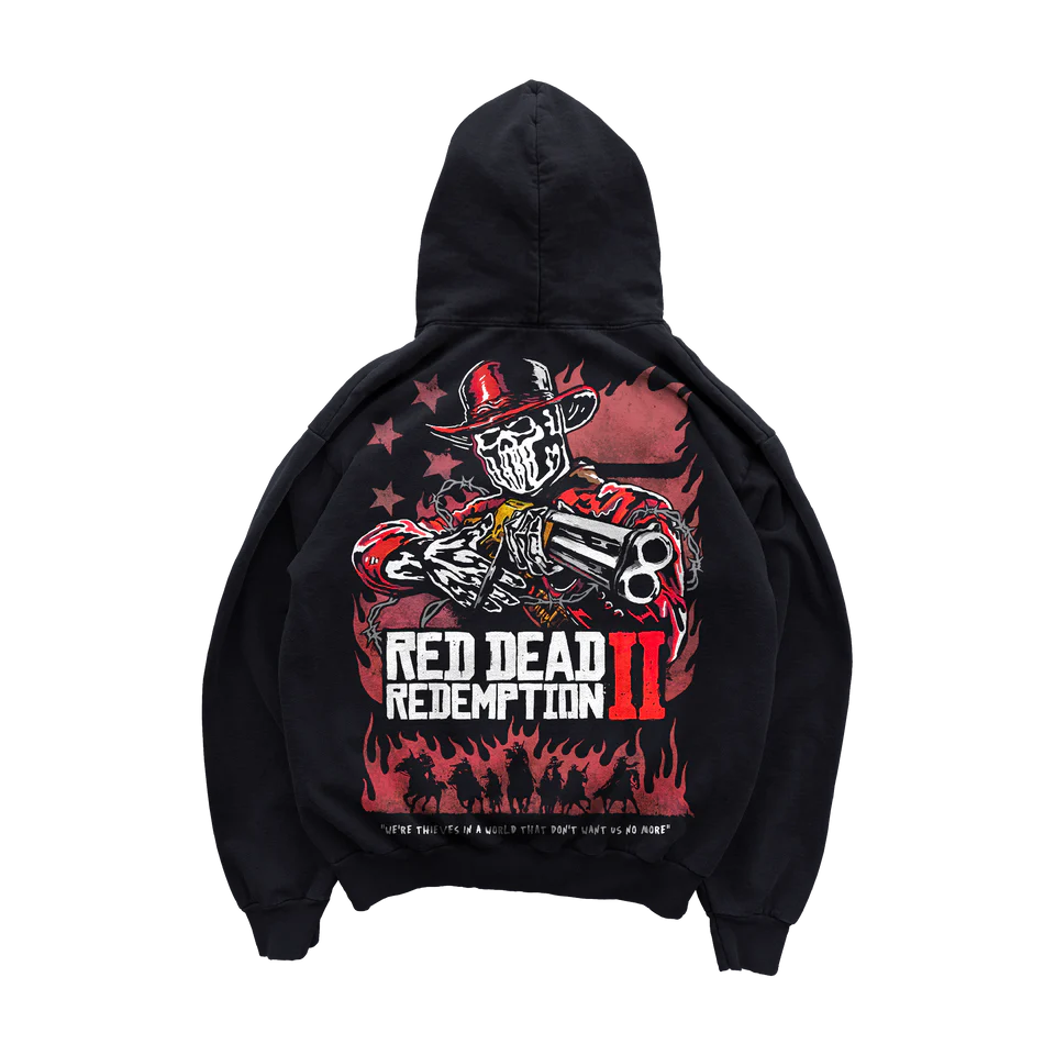 Warren Lotas Arthur Hoodie - Black - Back