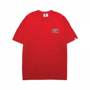 Warren Lotas Crest T-Shirt - Hibiscus