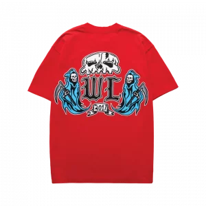 Warren Lotas Crest T-Shirt - Hibiscus
