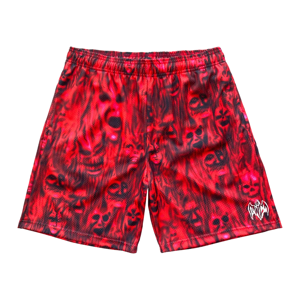 Warren Lotas Flesh Shorts - Hibiscus