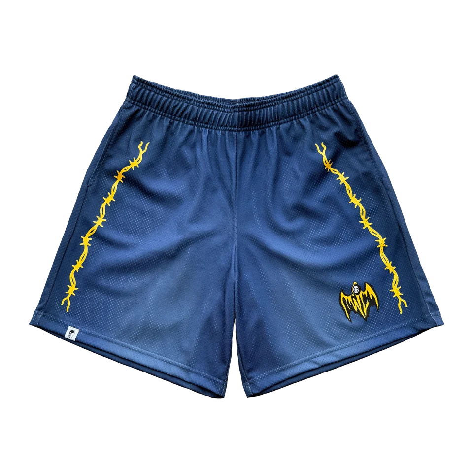 Warren Lotas Bat Reaper Shorts - Blue