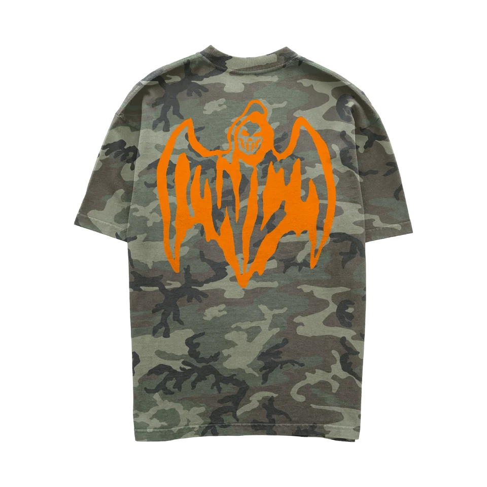 Warren Lotas Bat T-Shirt – Faded Camo B