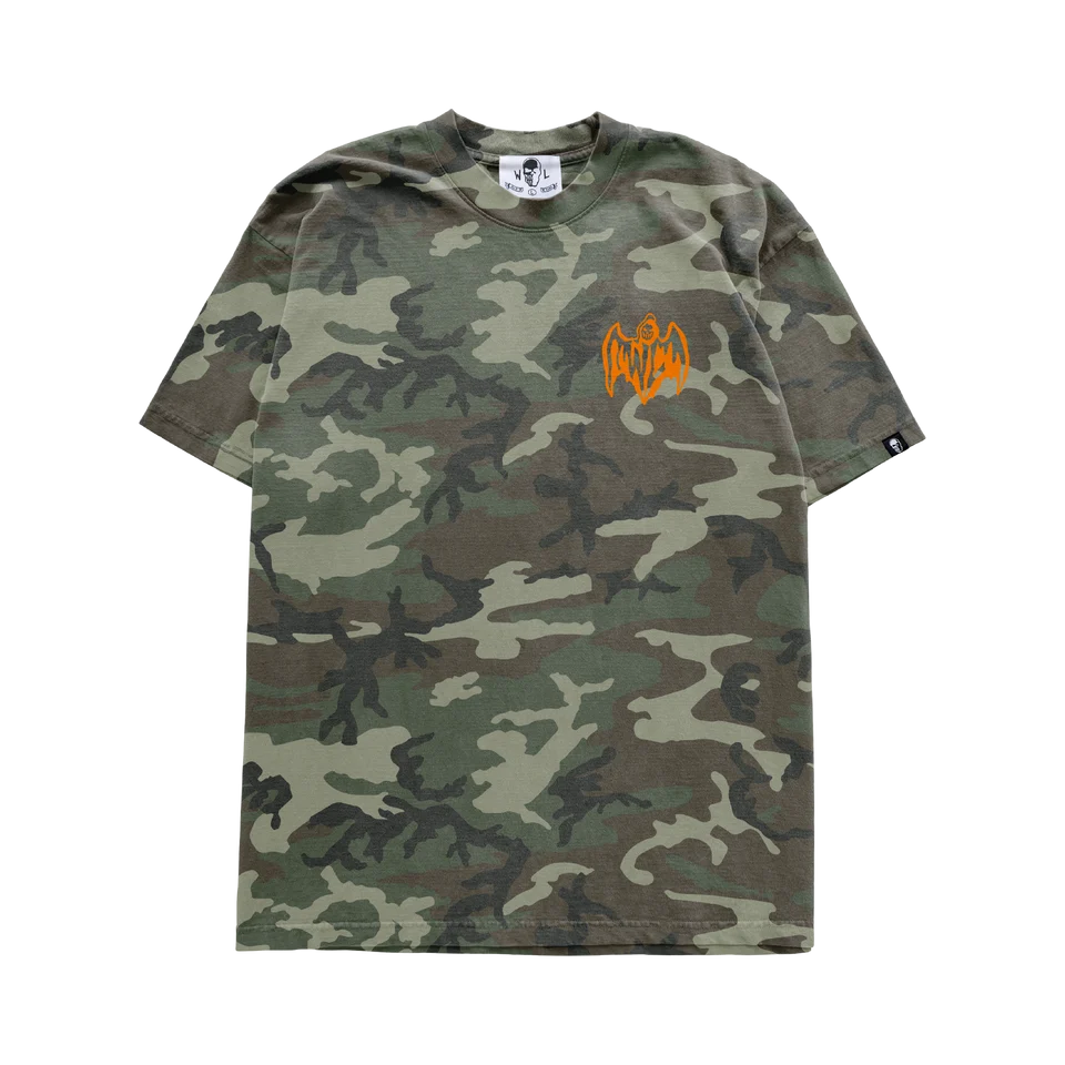 Warren Lotas Bat T-Shirt – Faded Camo